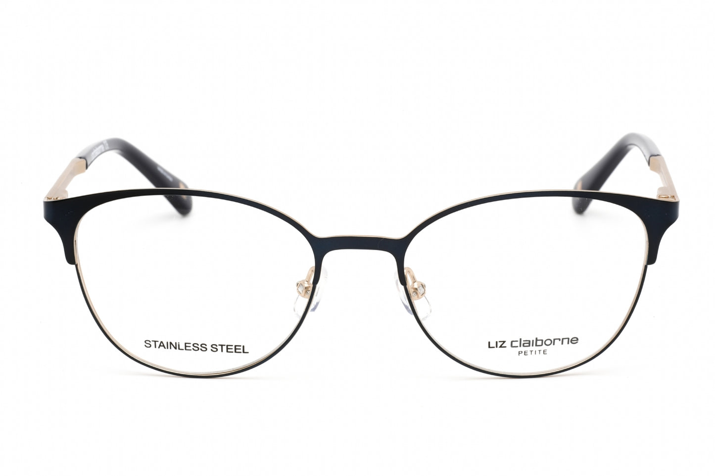 Liz Claiborne L 445 E8w00 Eyeglasses Semi Matte Navy Size : 50