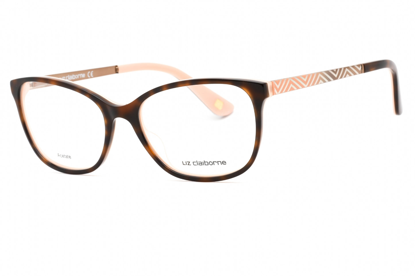 Liz Claiborne L 647 Hmv00 Eyeglasses Havana Peach Size : 51