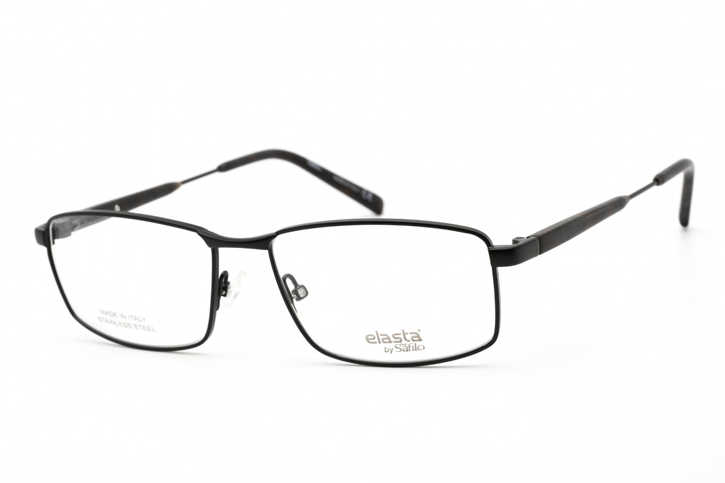 Elasta 7235 00300 Eyeglasses Matte Black Size : 55