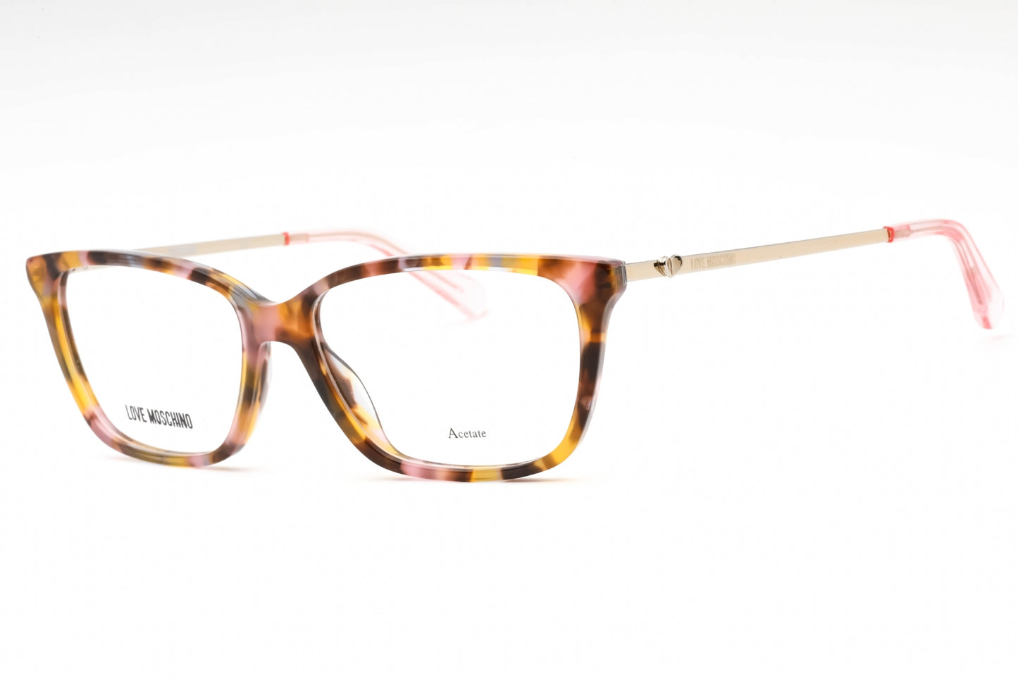 Moschino Love 550 0t400 Eyeglasses Havana Pink Size : 52