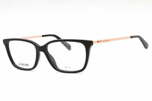 Moschino Love 550 80700 Eyeglasses Black Size : 52
