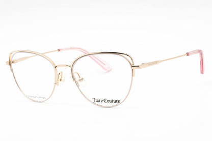 Juicy Couture 200/g Eyr00 Eyeglasses Gold Pink Size : 52