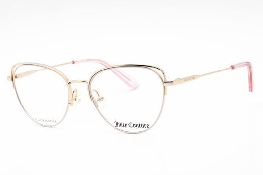 Juicy Couture 200/g Eyr00 Eyeglasses Gold Pink Size : 52
