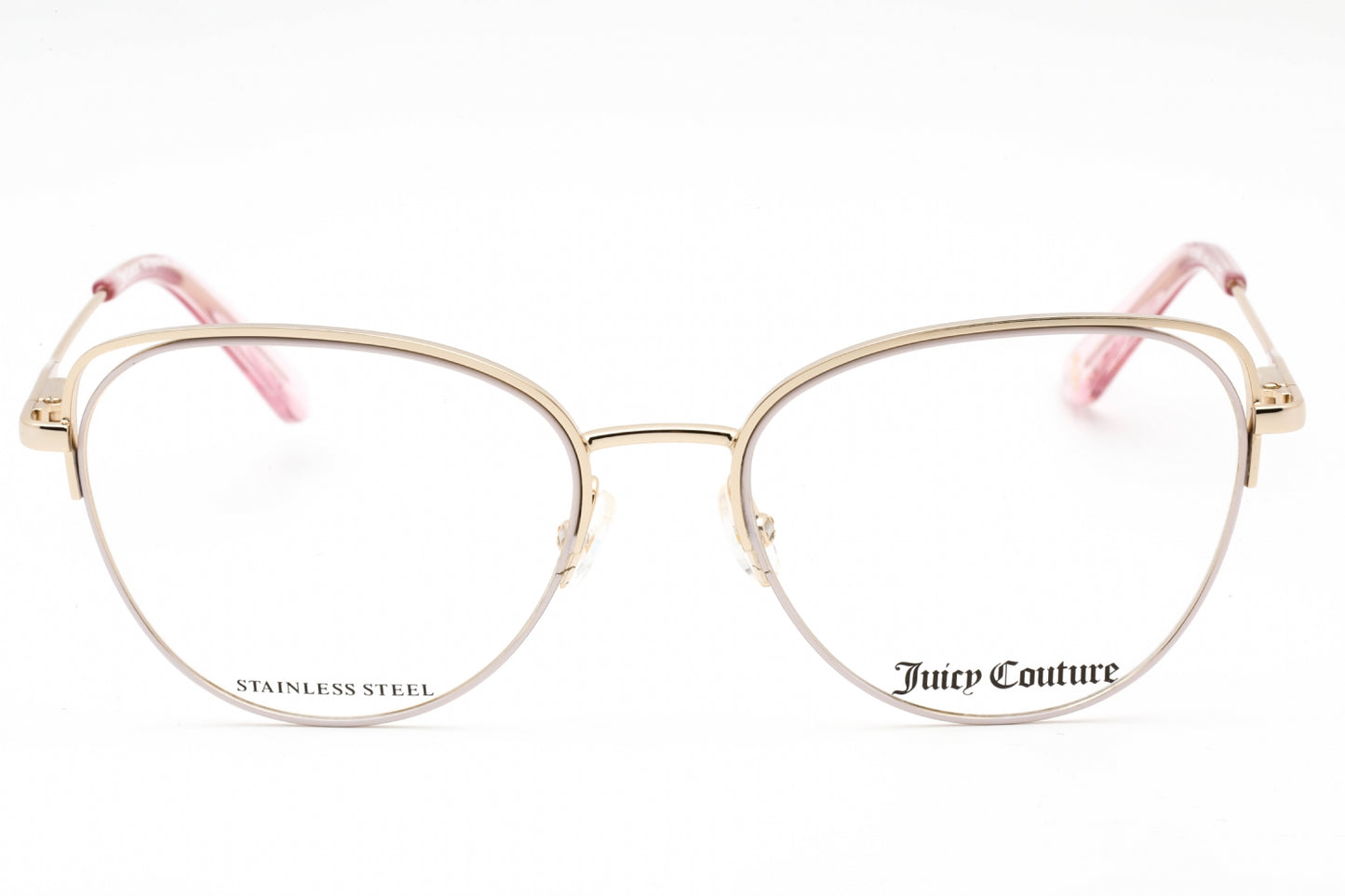 Juicy Couture 200/g Eyr00 Eyeglasses Gold Pink Size : 52