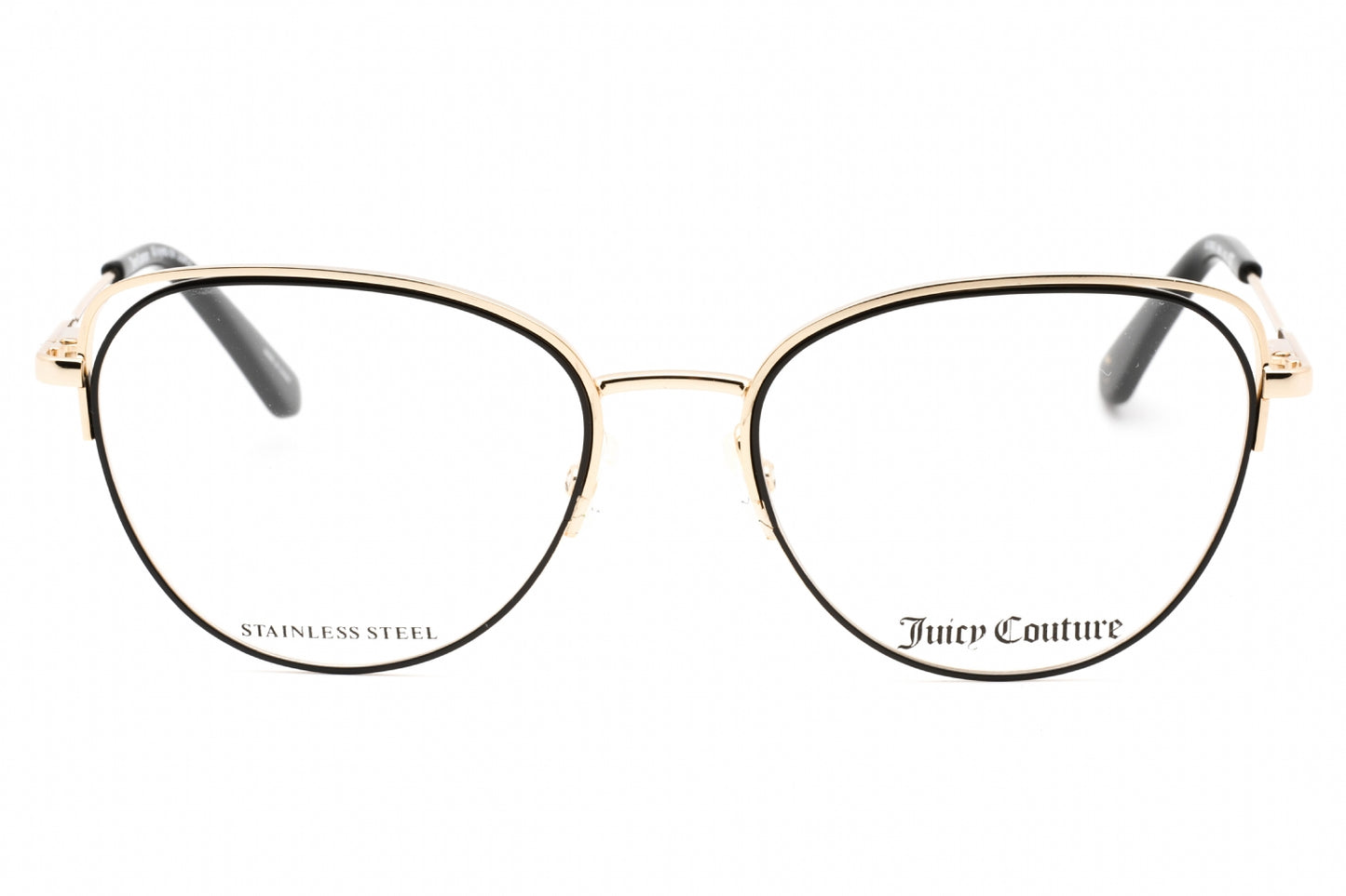 Juicy Couture 200/g Rhl00 Eyeglasses Gold Black Size : 52