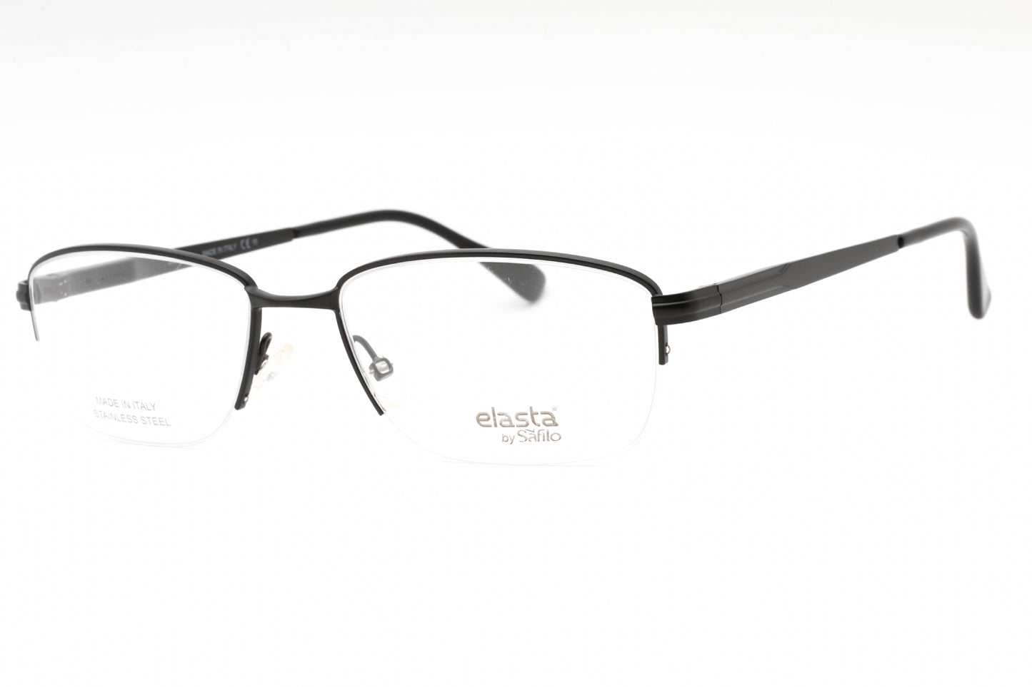 Elasta 7239 00300 Eyeglasses Matte Black Size : 55