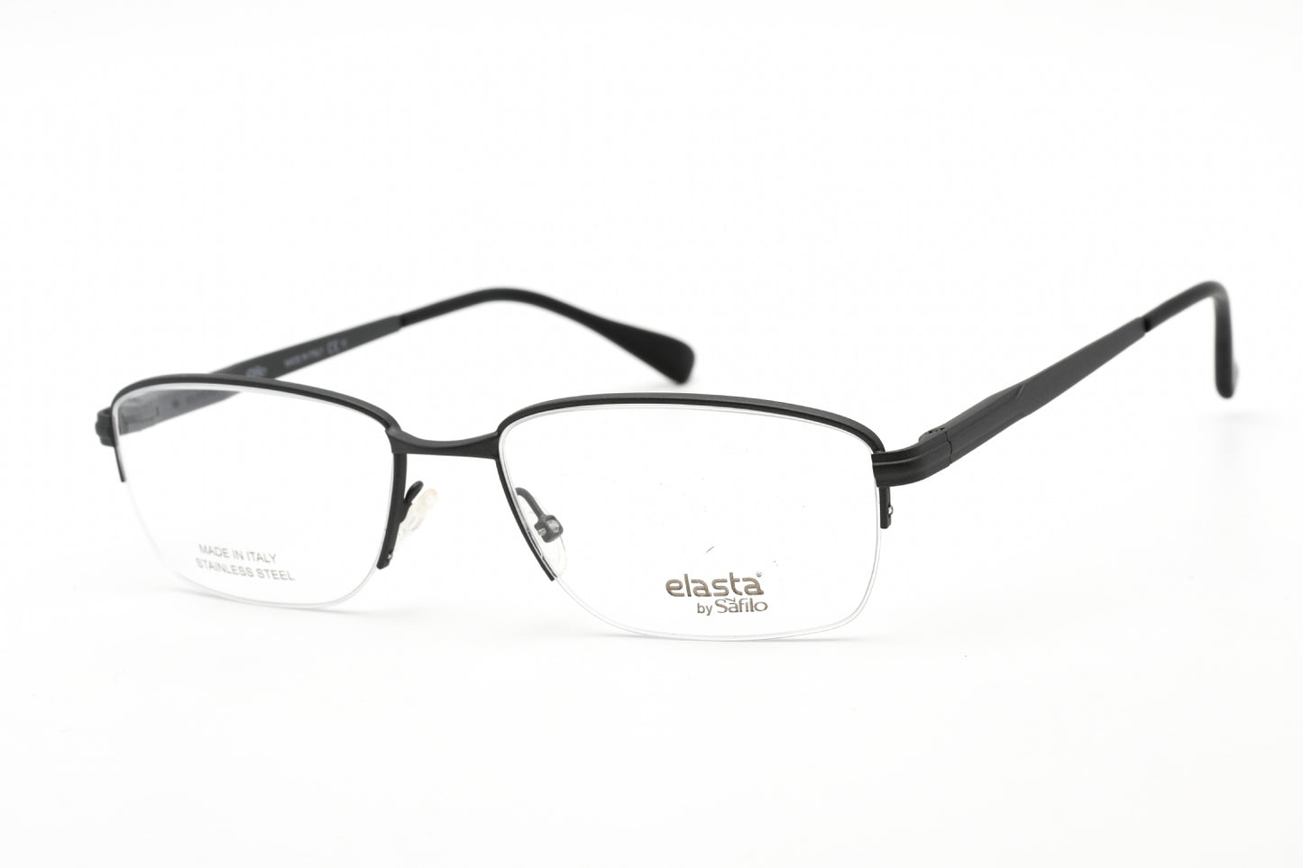 Elasta 7239 R8000 Eyeglasses Matte Ruthenium Size : 55