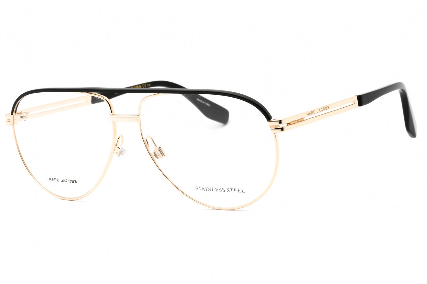 Marc Jacobs Marc 474 Rhl00 Eyeglasses Gold Black Size : 60