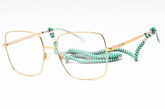 M Missoni 0021 Pef00 Eyeglasses Gold Green Size : 55