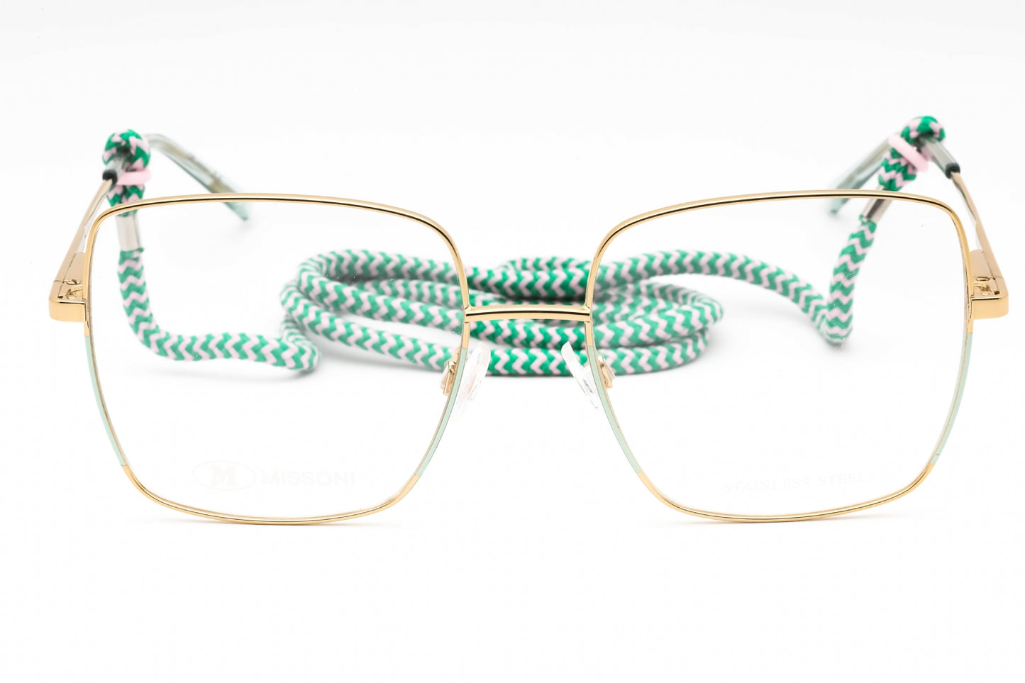 M Missoni 0021 Pef00 Eyeglasses Gold Green Size : 55