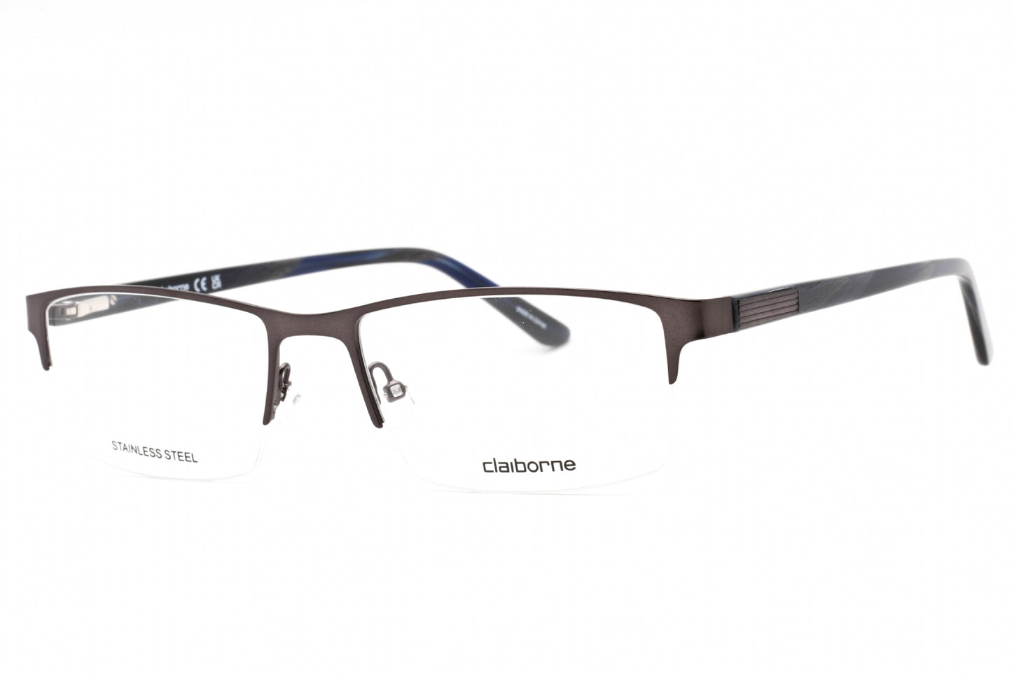 Liz Claiborne 254 Fre Eyeglasses Matte Grey Size : 57