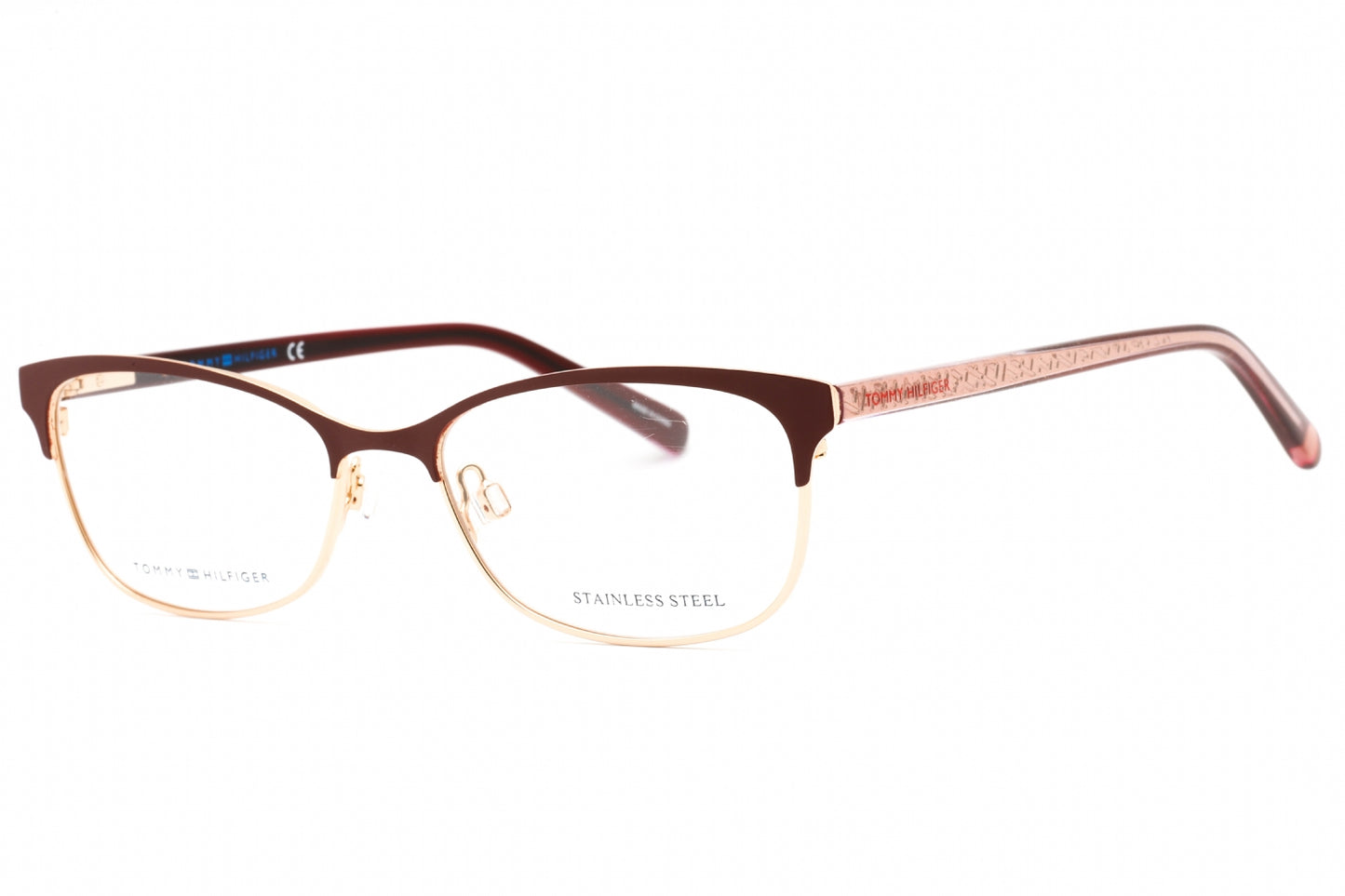 Tommy Hilfiger 1777 Dxl00 Eyeglasses Red Gold Size : 52