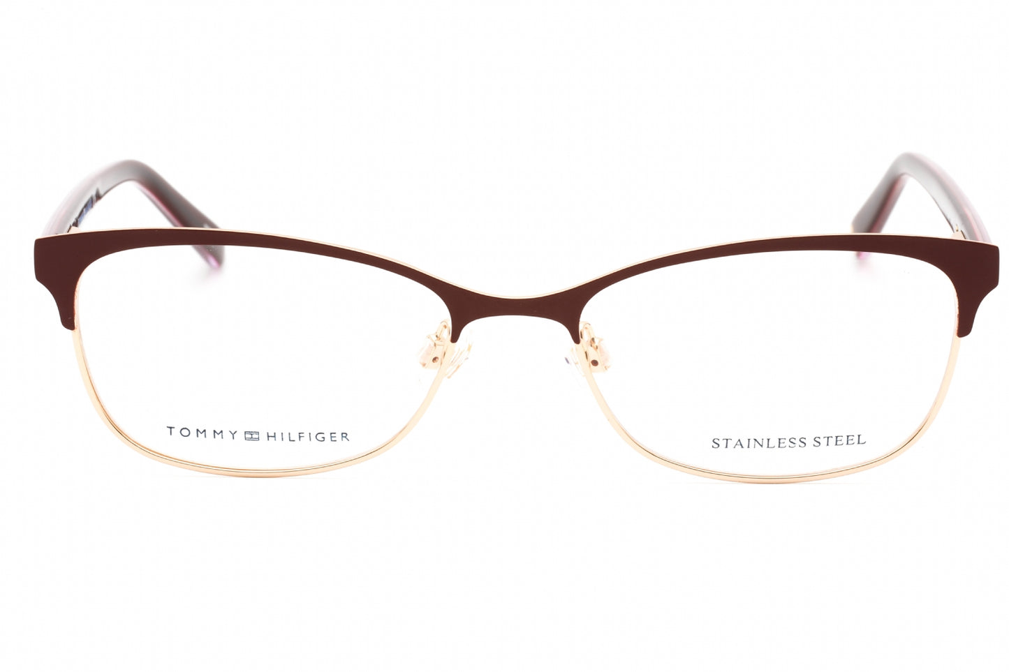 Tommy Hilfiger 1777 Dxl00 Eyeglasses Red Gold Size : 52