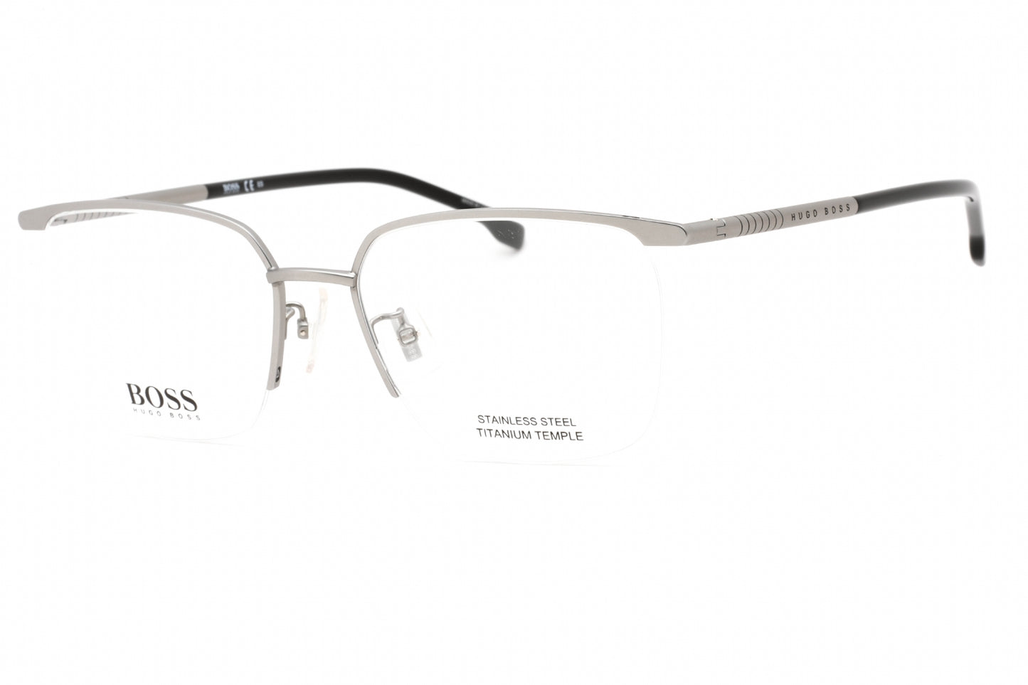 Hugo Boss Boss 1225/f R8100 Eyeglasses Matte Ruthenium Size : 56