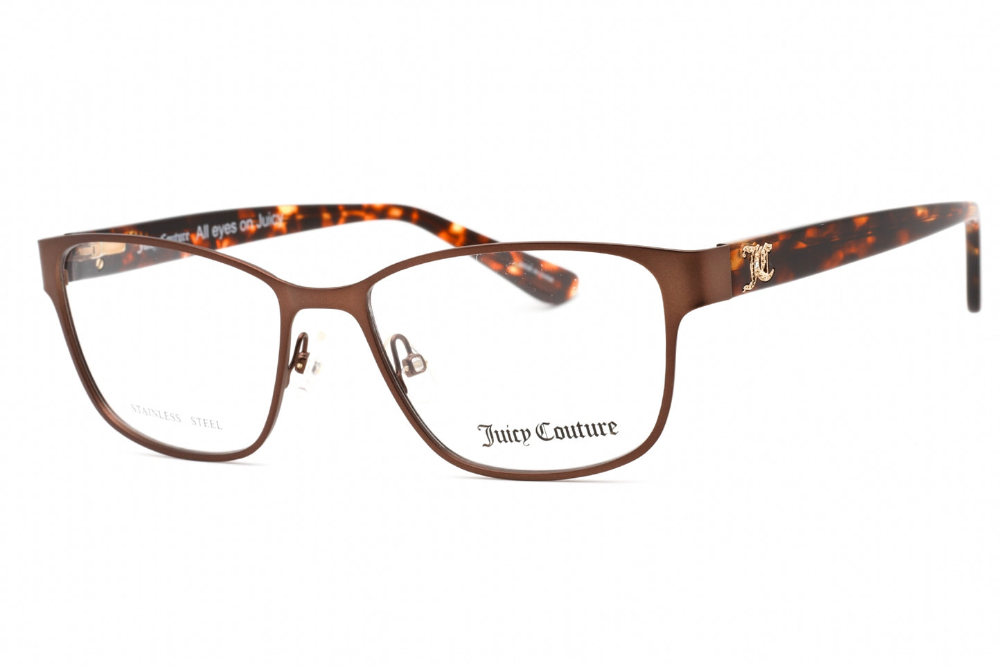 Juicy Couture 210 4in00 Eyeglasses Matte Brown Size : 52