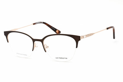 Liz Claiborne L 658 Fg400 Eyeglasses Brown Gold Size : 51
