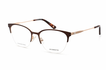 Liz Claiborne L 658 Fg400 Eyeglasses Brown Gold Size : 53