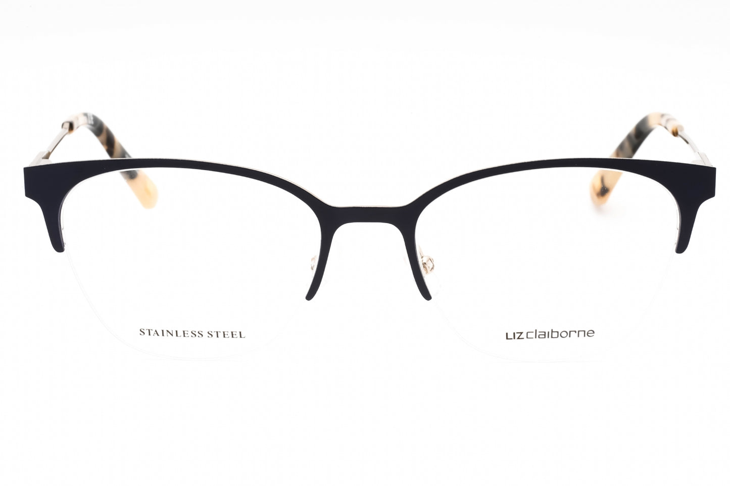 Liz Claiborne L 658 Ky200 Eyeglasses Blue Gold Size : 51