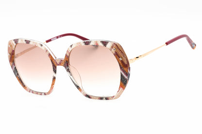 Missoni 0025/s 5ndf5 Sunglasses Plum Multicolor Size : 56