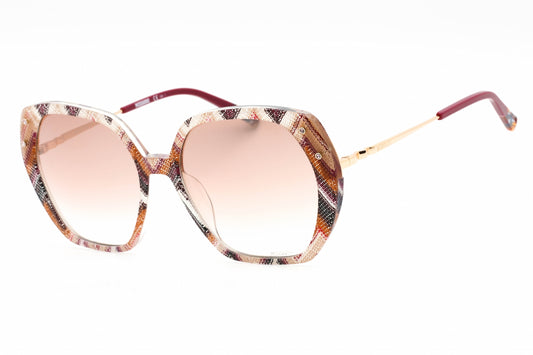 Missoni 0025/s 5ndf5 Sunglasses Plum Multicolor Size : 56