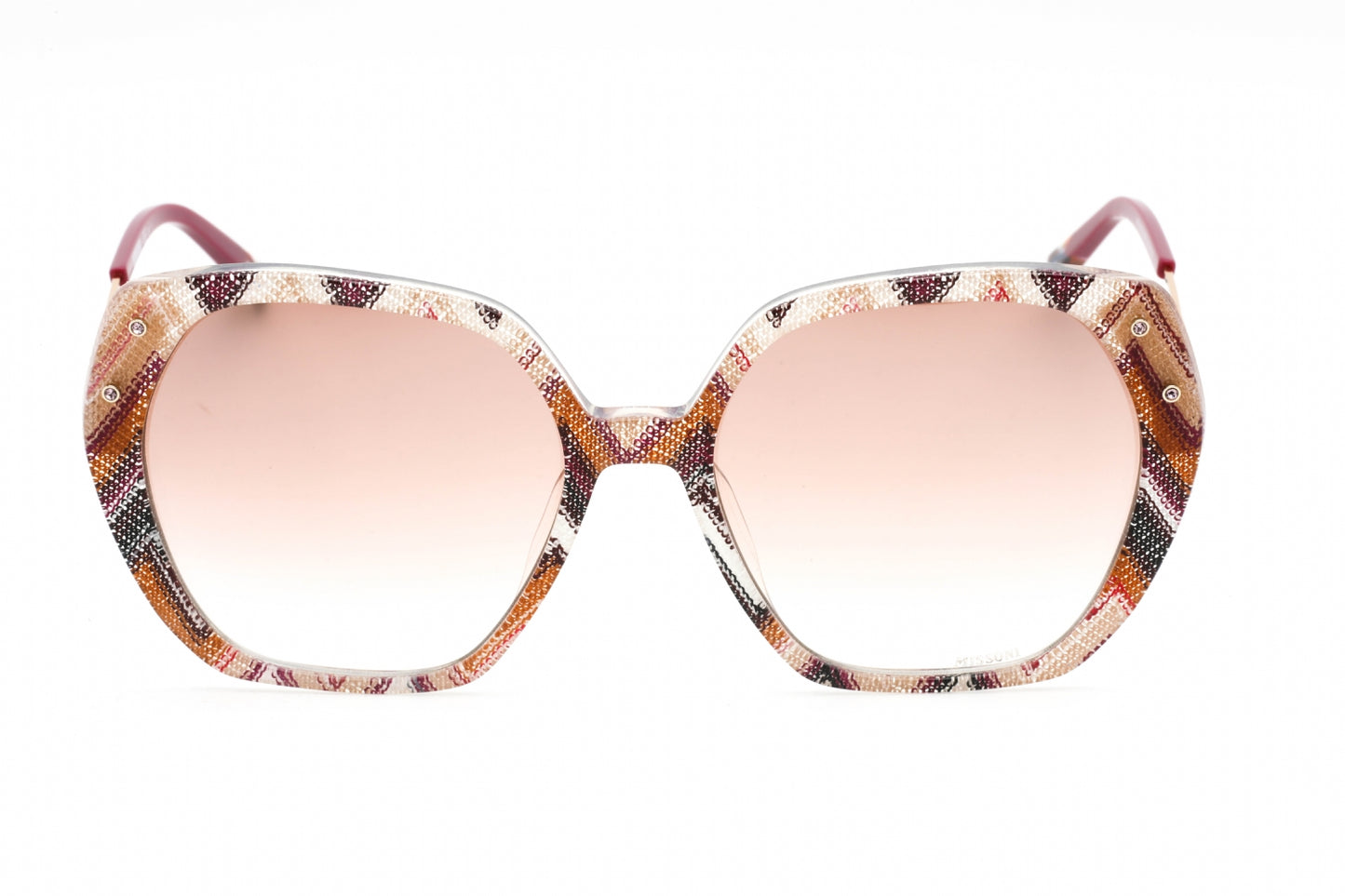Missoni 0025/s 5ndf5 Sunglasses Plum Multicolor Size : 56