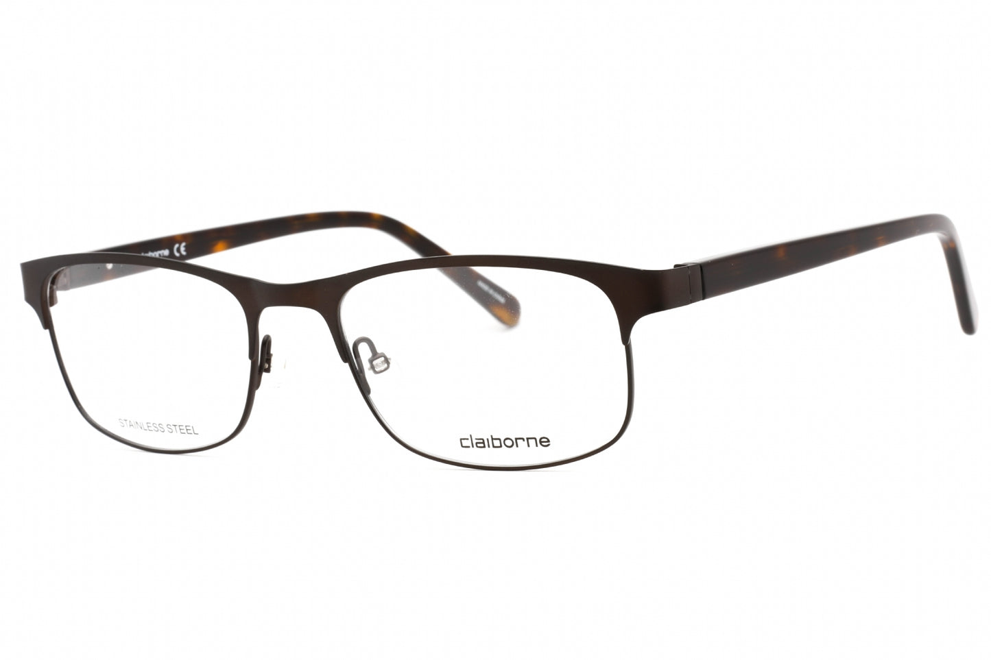 Liz Claiborne 256 R0z00 Eyeglasses Dark Brown Size : 55