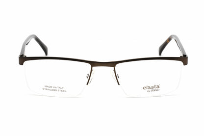 Elasta 7243 4in00 Eyeglasses Matte Brown Size : 55