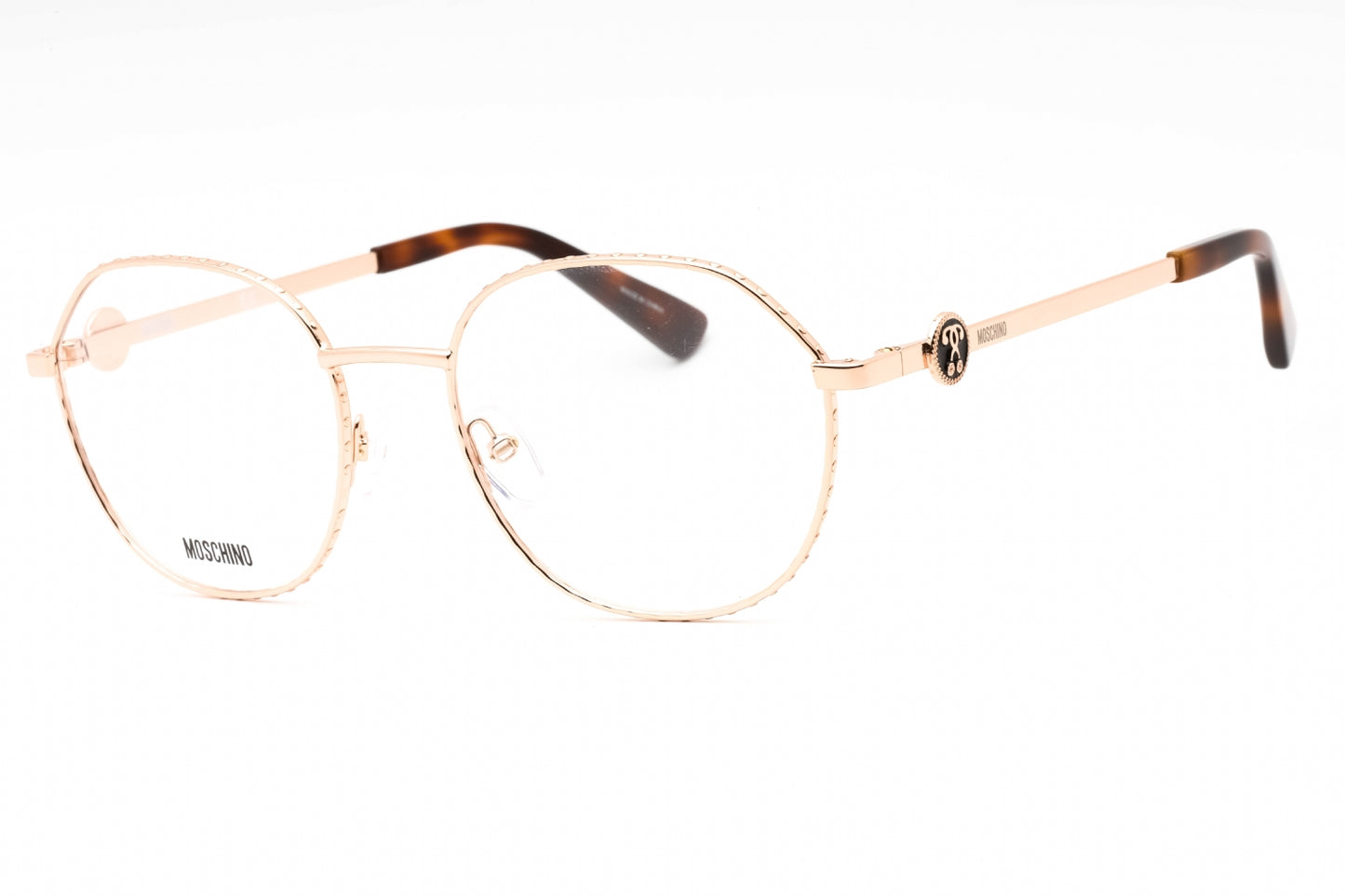 Moschino 586 Ddb00 Eyeglasses Gold Copper Size : 52