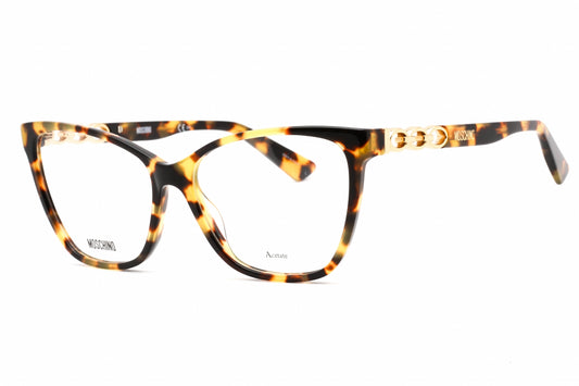 Moschino 588 Epz00 Eyeglasses Yellow Havana Size : 53