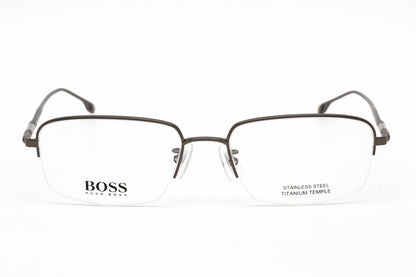 Hugo Boss Boss 1298/f R8000 Eyeglasses Matte Ruthenium Size : 56