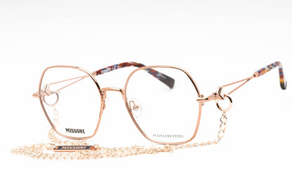 Missoni 0055 Ddb Eyeglasses Gold Copper Size : 52