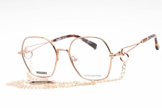 Missoni 0055 Ddb Eyeglasses Gold Copper Size : 52