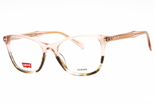 Levis 5017 1zx00 Eyeglasses Pink Horn Size : 53