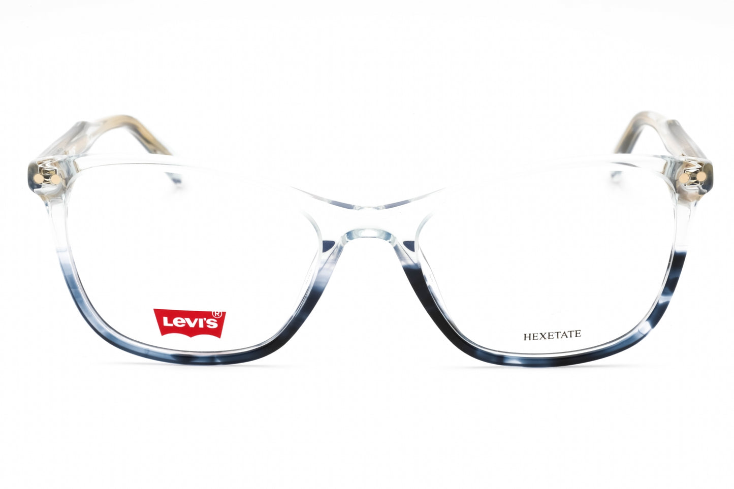 Levis 5017 38i00 Eyeglasses Blue Horn Size : 53