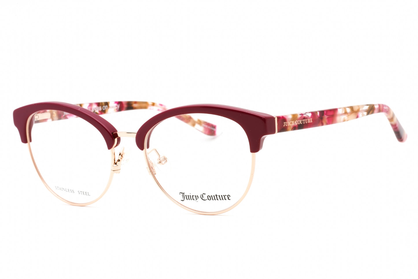 Juicy Couture 224 Lhf00 Eyeglasses Burgundy Size : 50