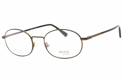 Elasta 7247 4in00 Eyeglasses Matte Brown Size : 53