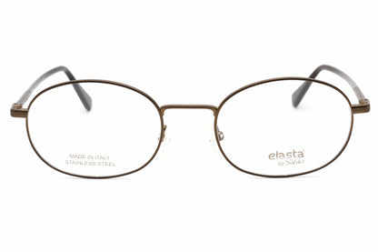 Elasta 7247 4in00 Eyeglasses Matte Brown Size : 53