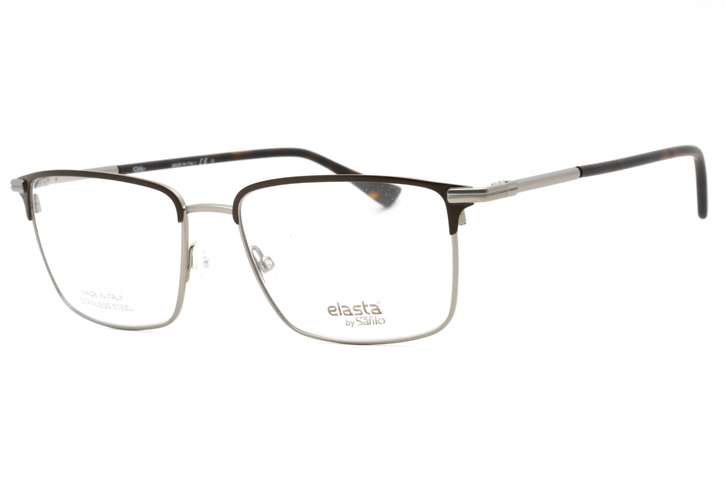 Elasta 7248 R0z00 Eyeglasses Dark Brown Size : 55