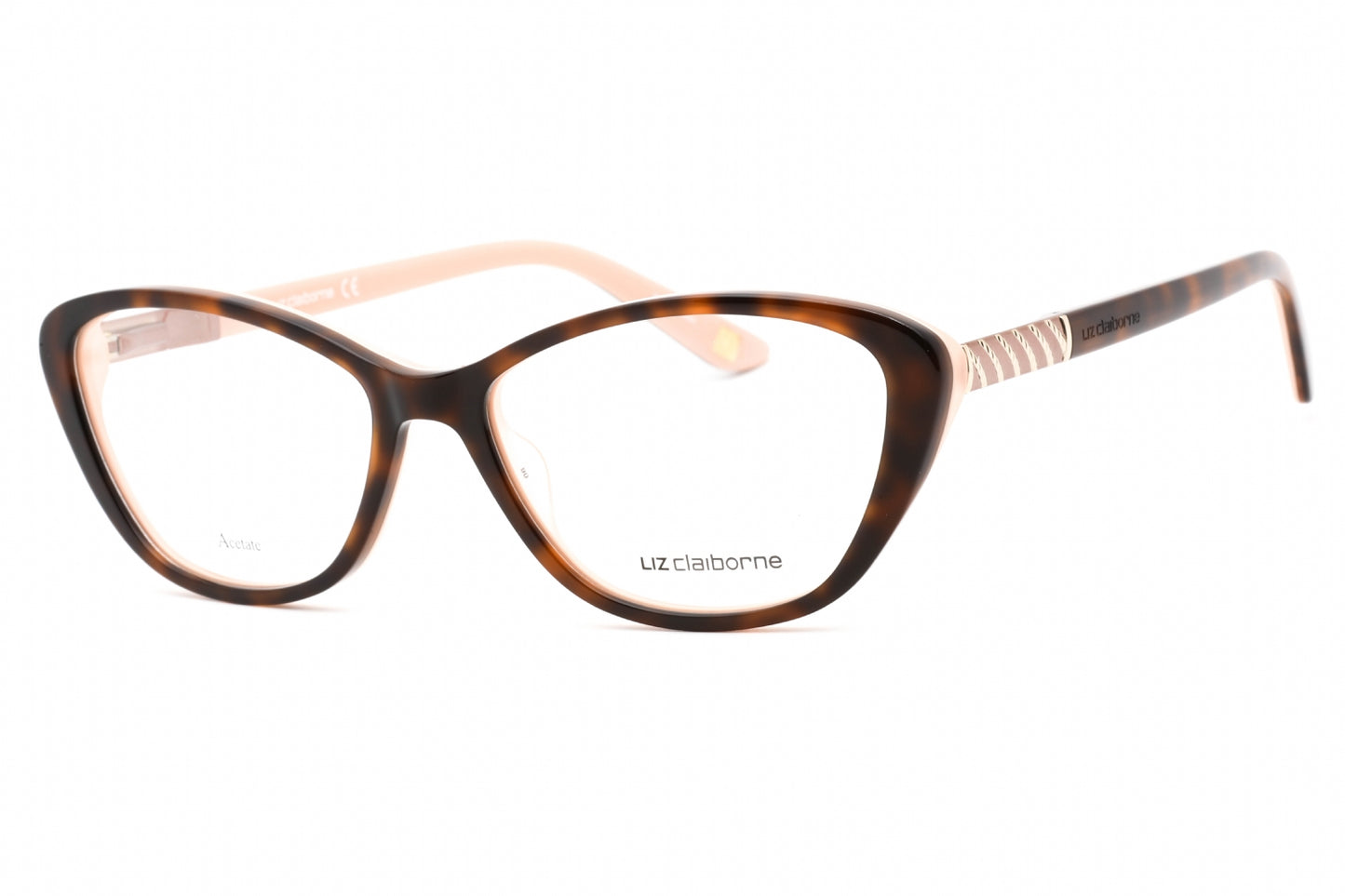 Liz Claiborne L 458 Hmv00 Eyeglasses Hvn Peach Size : 51