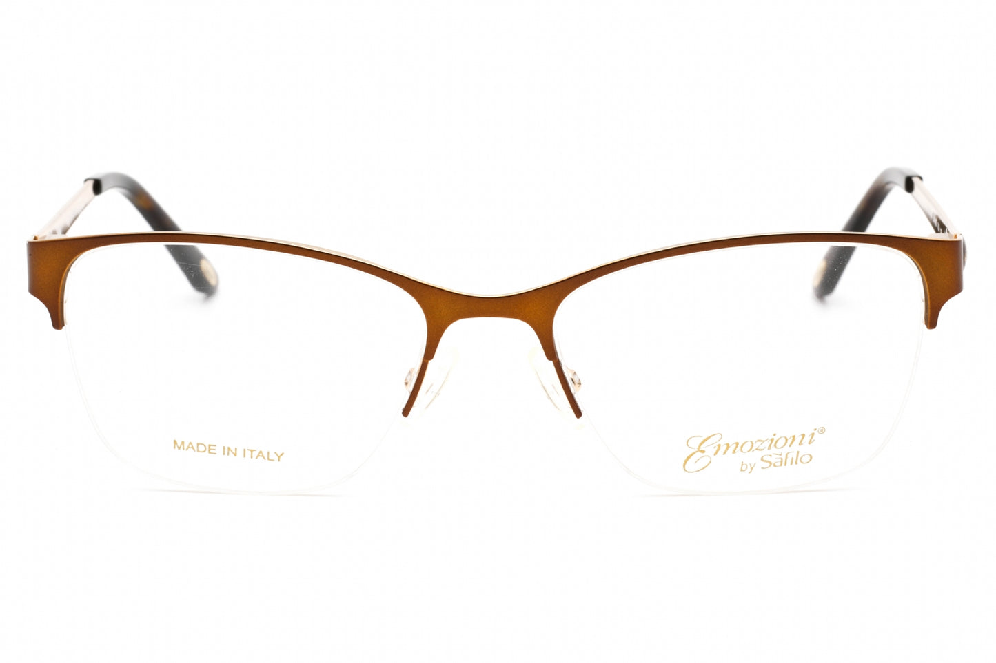 Emozioni 4407 Fg400 Eyeglasses Brown Gold Size : 51