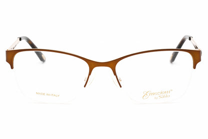 Emozioni 4407 Fg400 Eyeglasses Brown Gold Size : 51