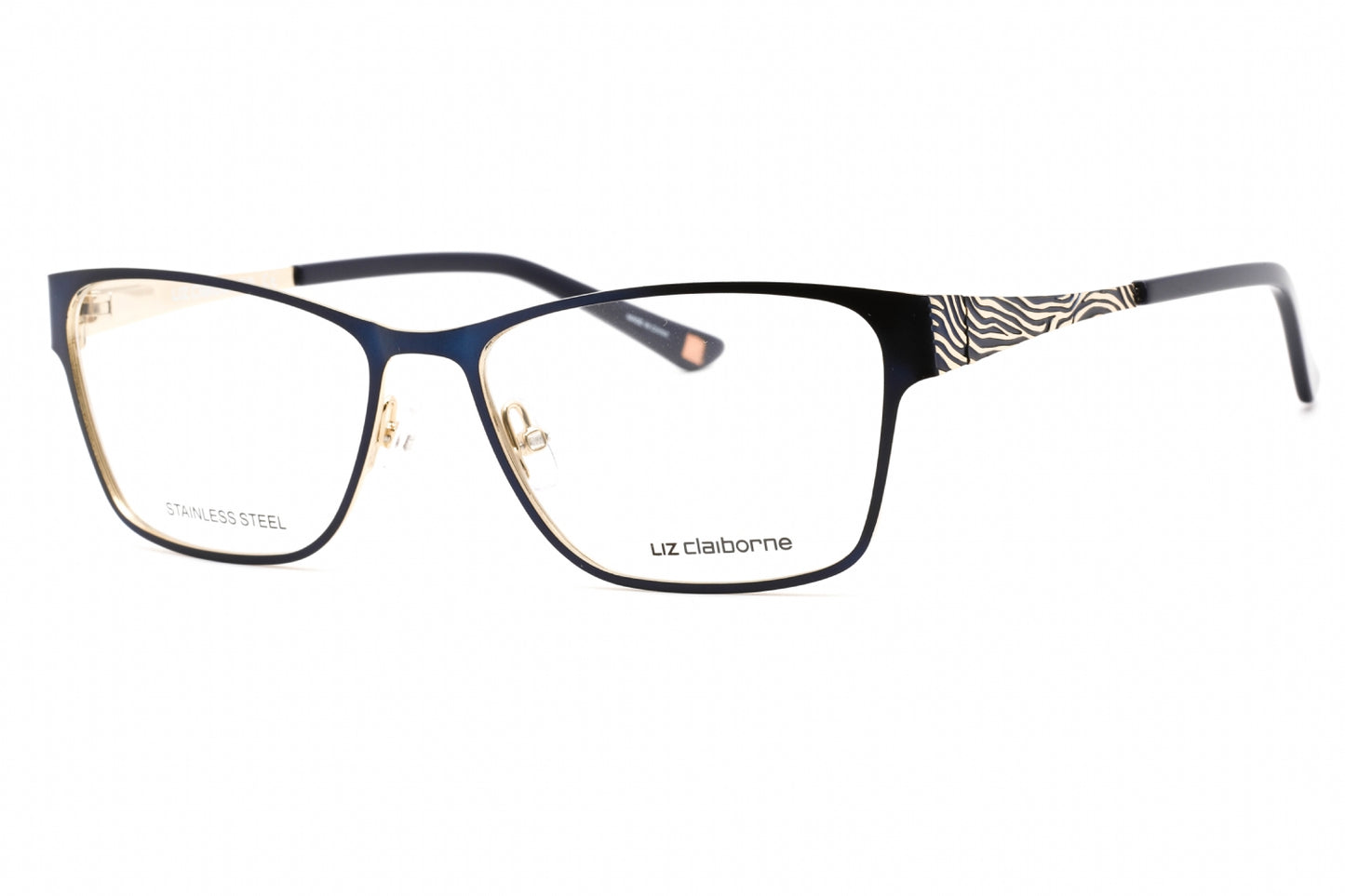 Liz Claiborne L 665 E8w00 Eyeglasses Semi Matte Navy Size : 54