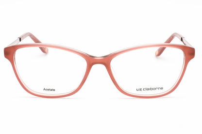 Liz Claiborne L 664 5kc00 Eyeglasses Pear Pink Size : 53