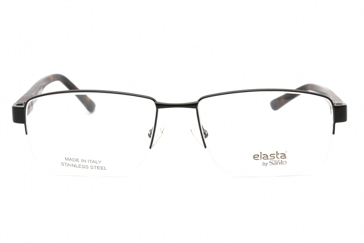 Elasta 3122 00300 Eyeglasses Matte Black Size : 56