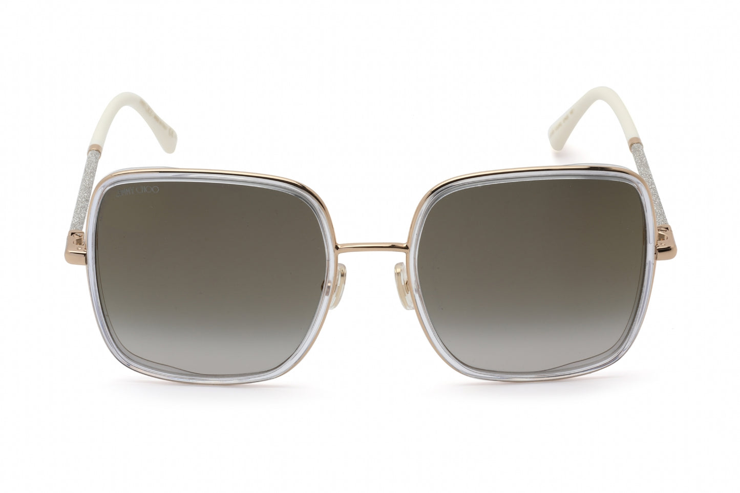 Jimmy Choo Yla/s Loj Sunglasses Gold Crystal Size : 57