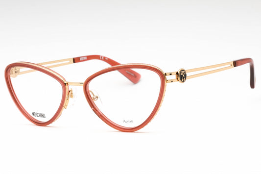 Moschino 585 Lhf Eyeglasses Burgundy Size : 54
