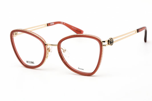 Moschino 584 Lhf00 Eyeglasses Burgundy Size : 52
