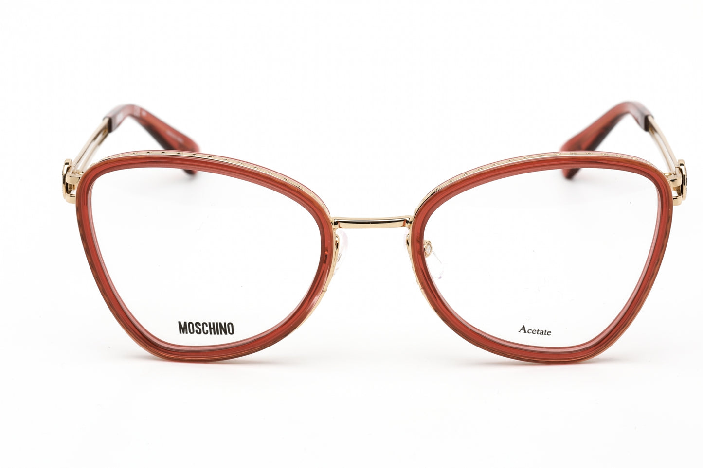 Moschino 584 Lhf00 Eyeglasses Burgundy Size : 52
