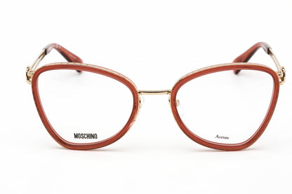 Moschino 584 Lhf00 Eyeglasses Burgundy Size : 52