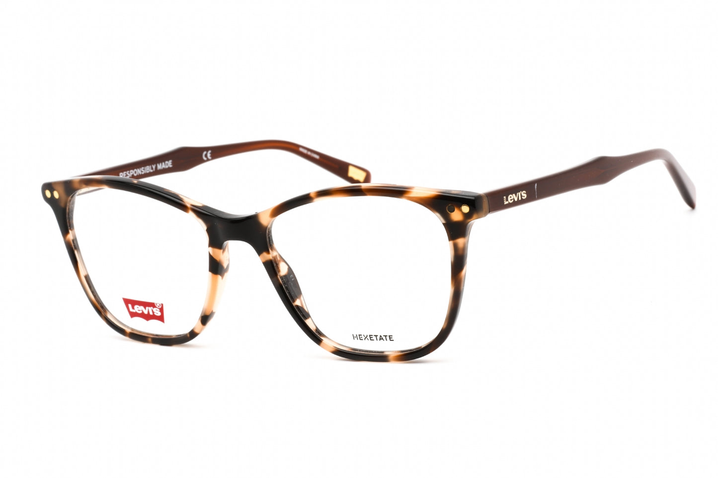 Levis 5018 Hmv00 Eyeglasses Havana Peach Size : 52